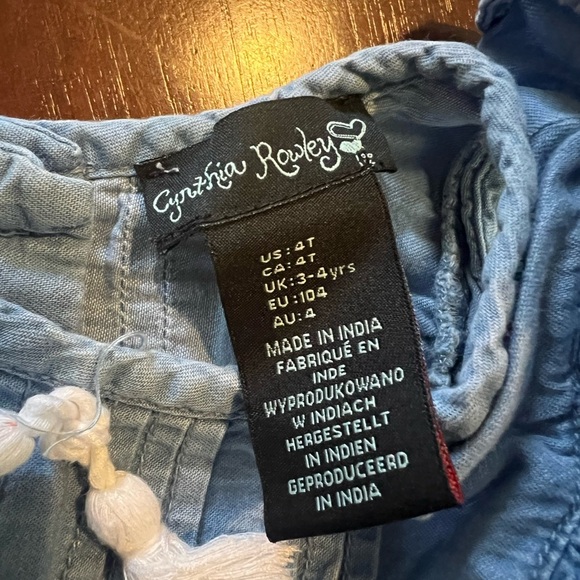 Cynthia Rowley Blue Ruffled Tiered Sundress - Picture 2 of 3